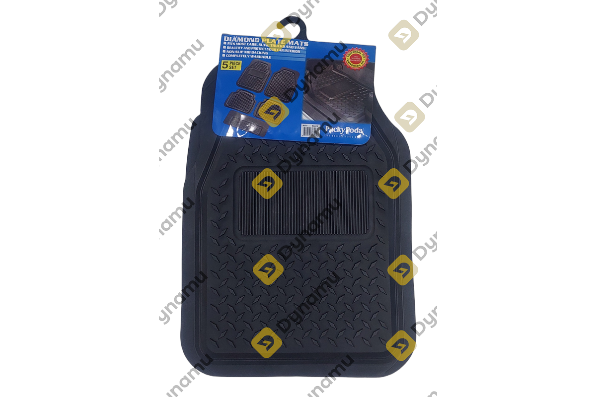 Universal Car Floor Mats - 5 Pack